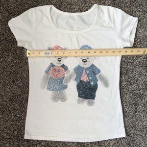 cute bears white t shirt